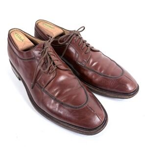 Gravati for Richards Greenwich Oxford Brown Leather Apron Toe Made Italy 11.5M